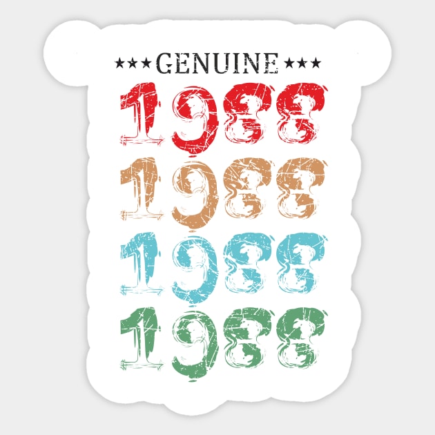 1988 Sticker by martinlipnik40